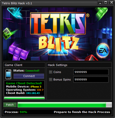 Tetris blitz hack